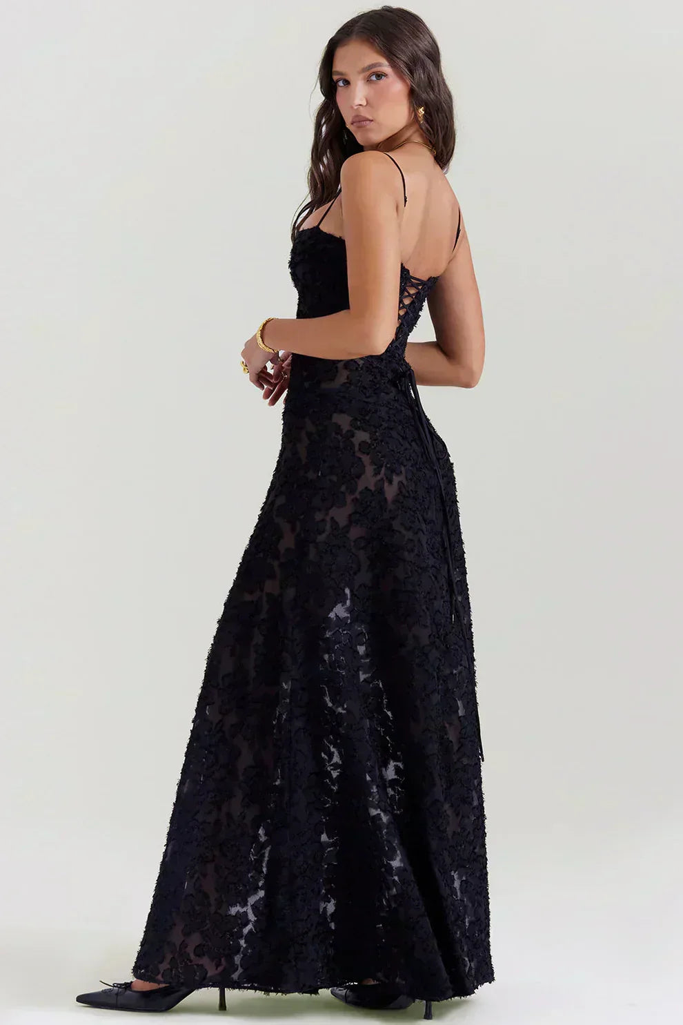 Maxikleid mit Blumenmuster